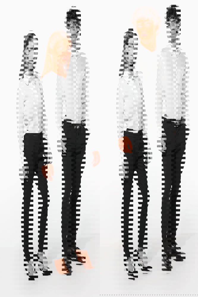 K537C - Heren non-iron overhemd lange mouwen