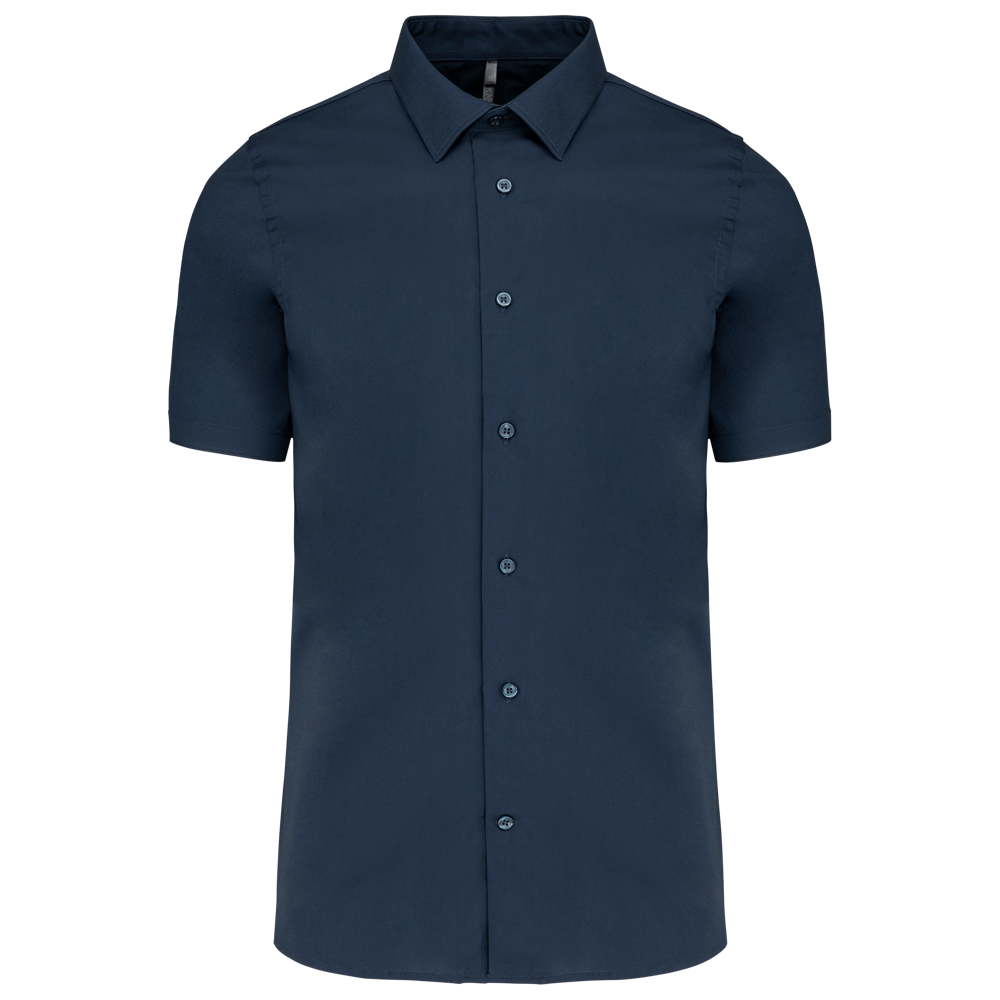 K531 - Heren stretch overhemd korte mouwen
