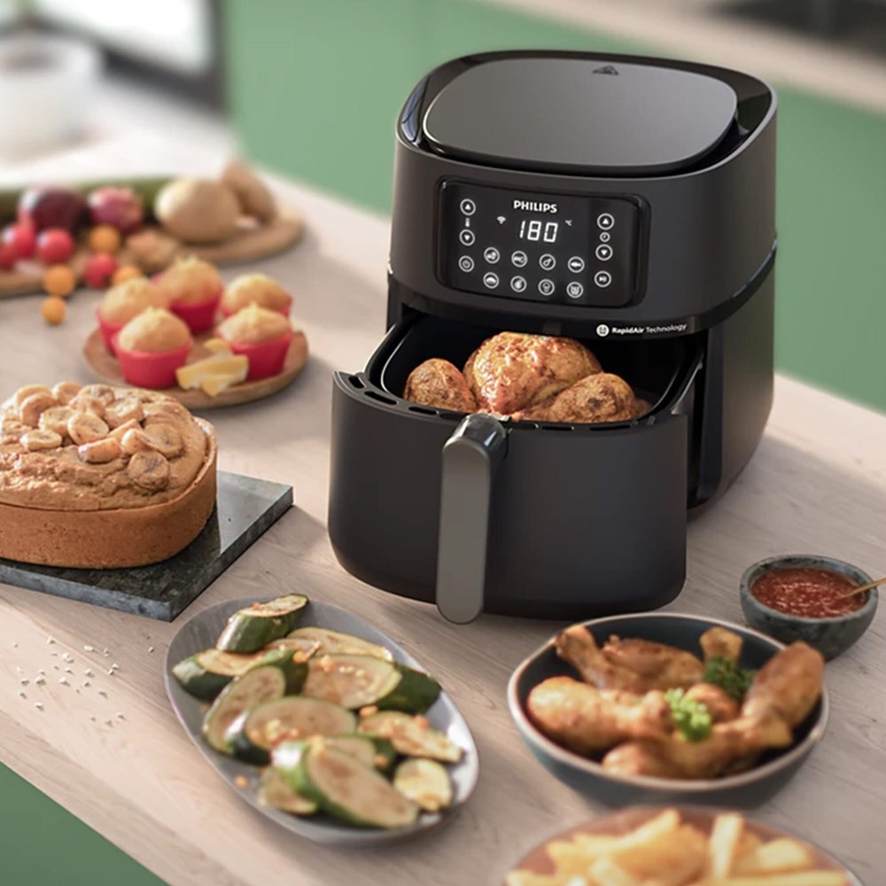 HD9285|Philips Airfryer XXL Connected + Bakvorm
