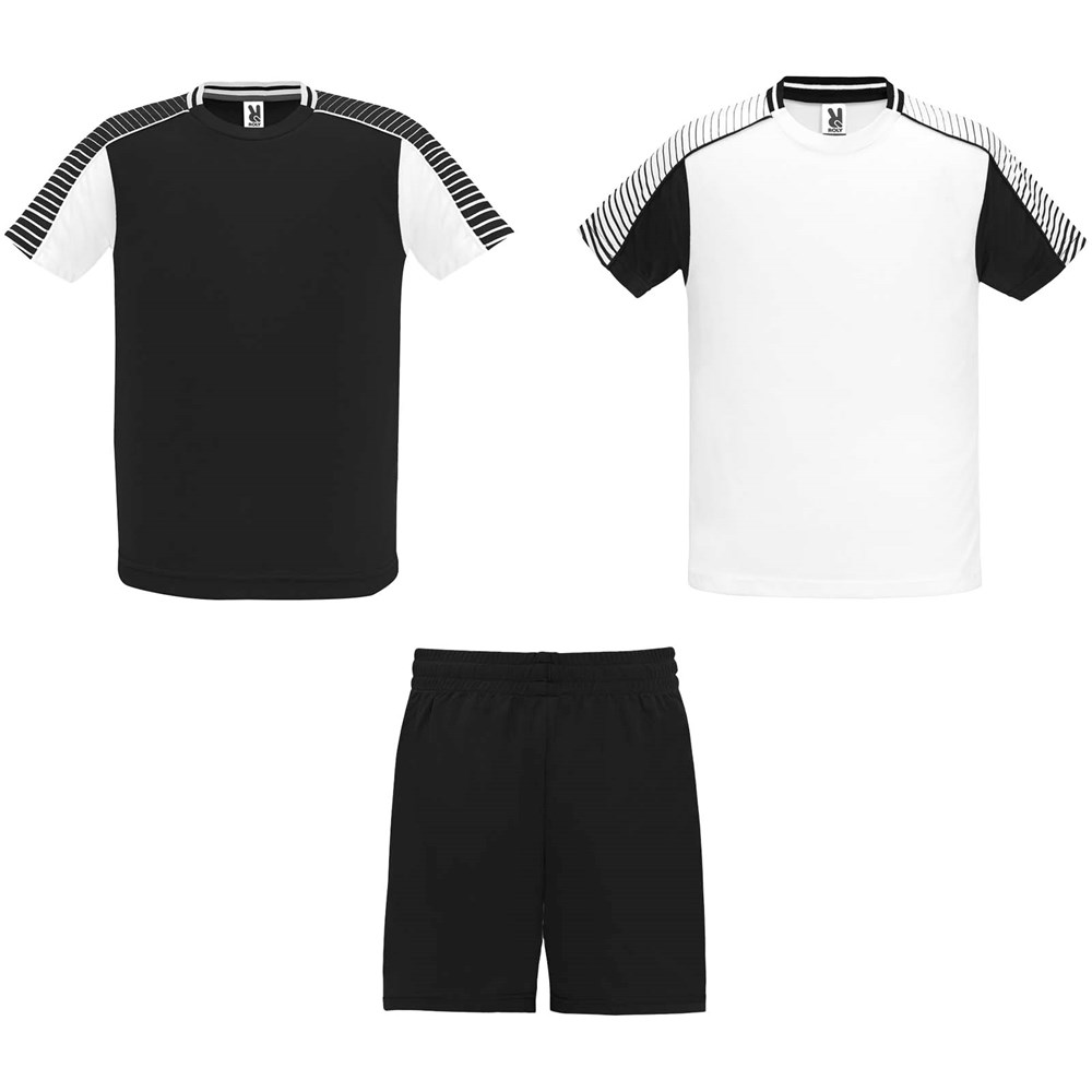 Juve 140 g/m² sportset voor kinderen - Wit, Zwart