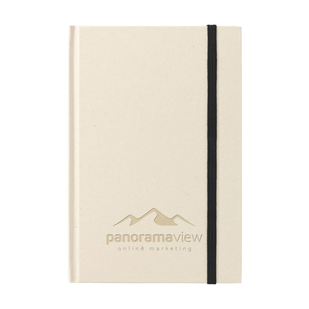 Bagasse Sugarcane Notebook A5 notitieboek - Zwart