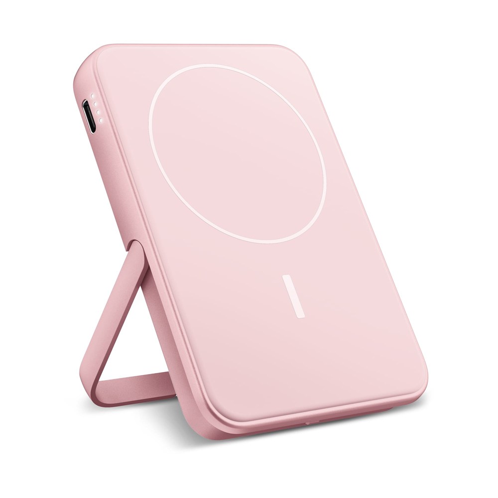 2PBM5000| Fresh 'n Rebel Geschikt voor MagSafe Draadloze Powerbank 5000mAh - Pastel rose