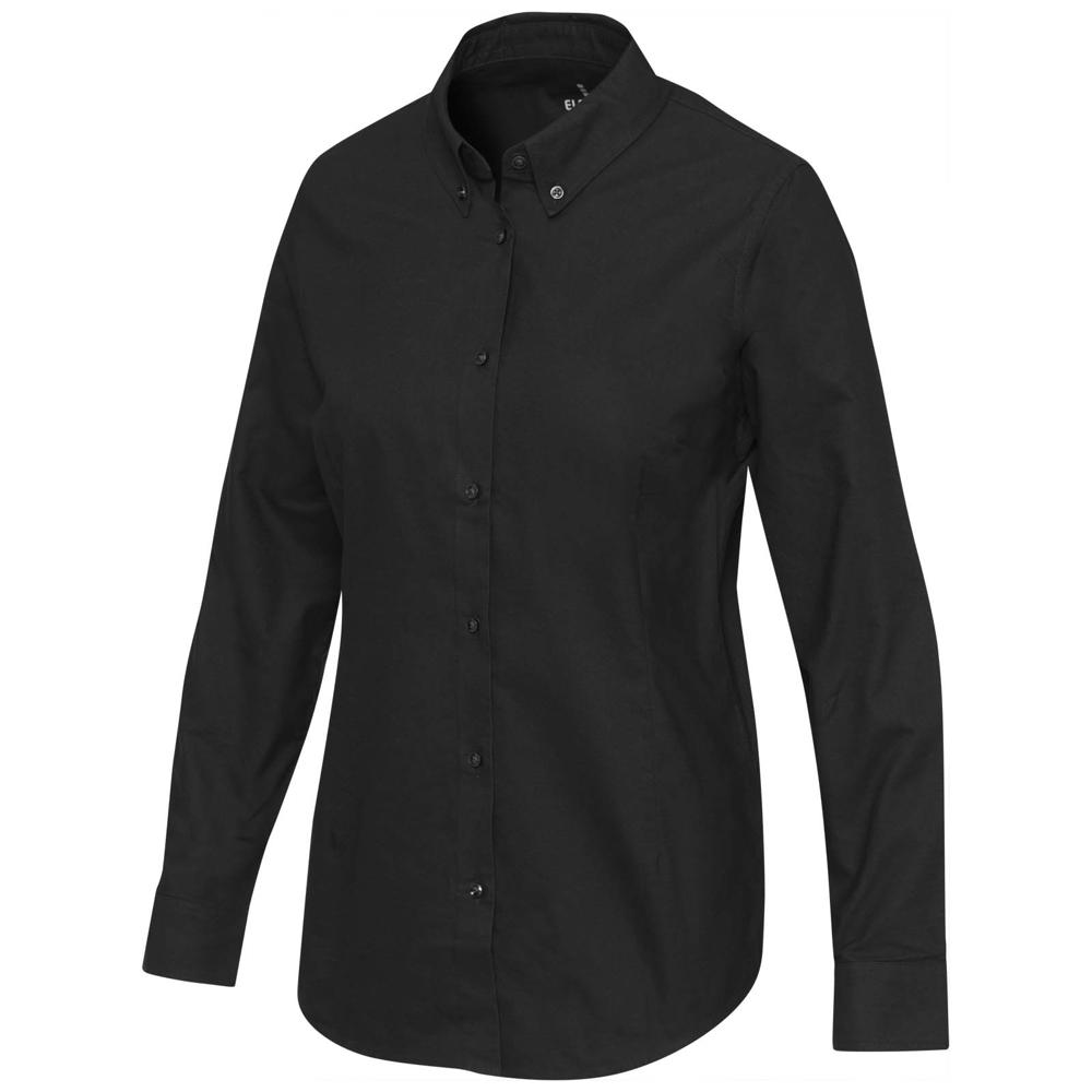 Sphene 165 g/m² oxford damesshirt - Zwart