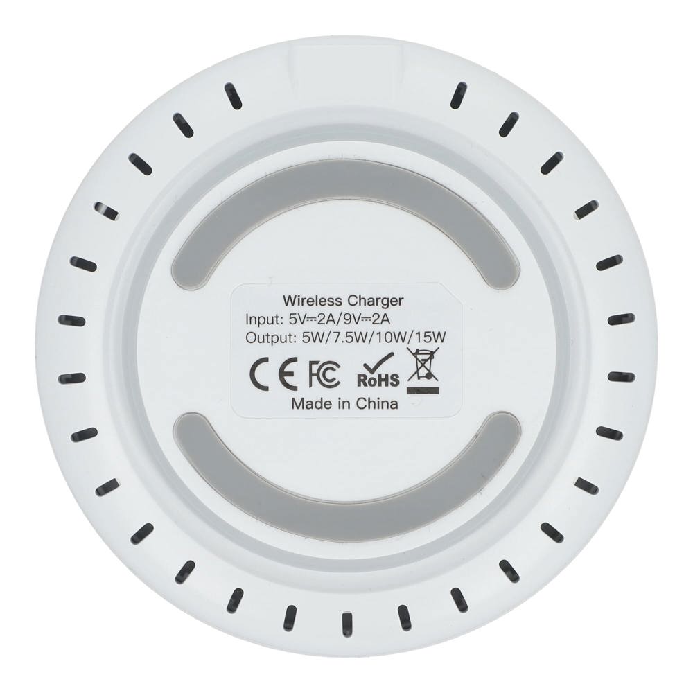 Draadloze Oplader 15 W Fast Charge met LED indicator