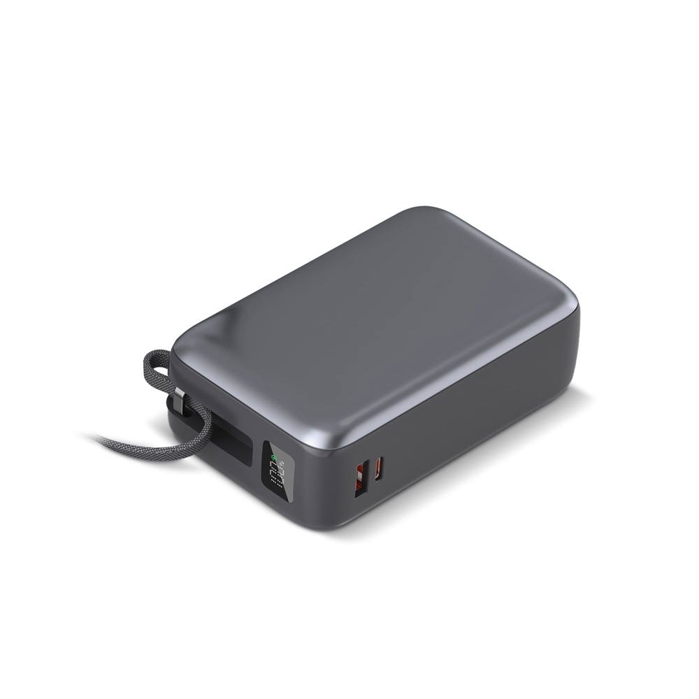 Nova Laptop 65W Powerbank met ingebouwde USB-C kabel 30000 mAh