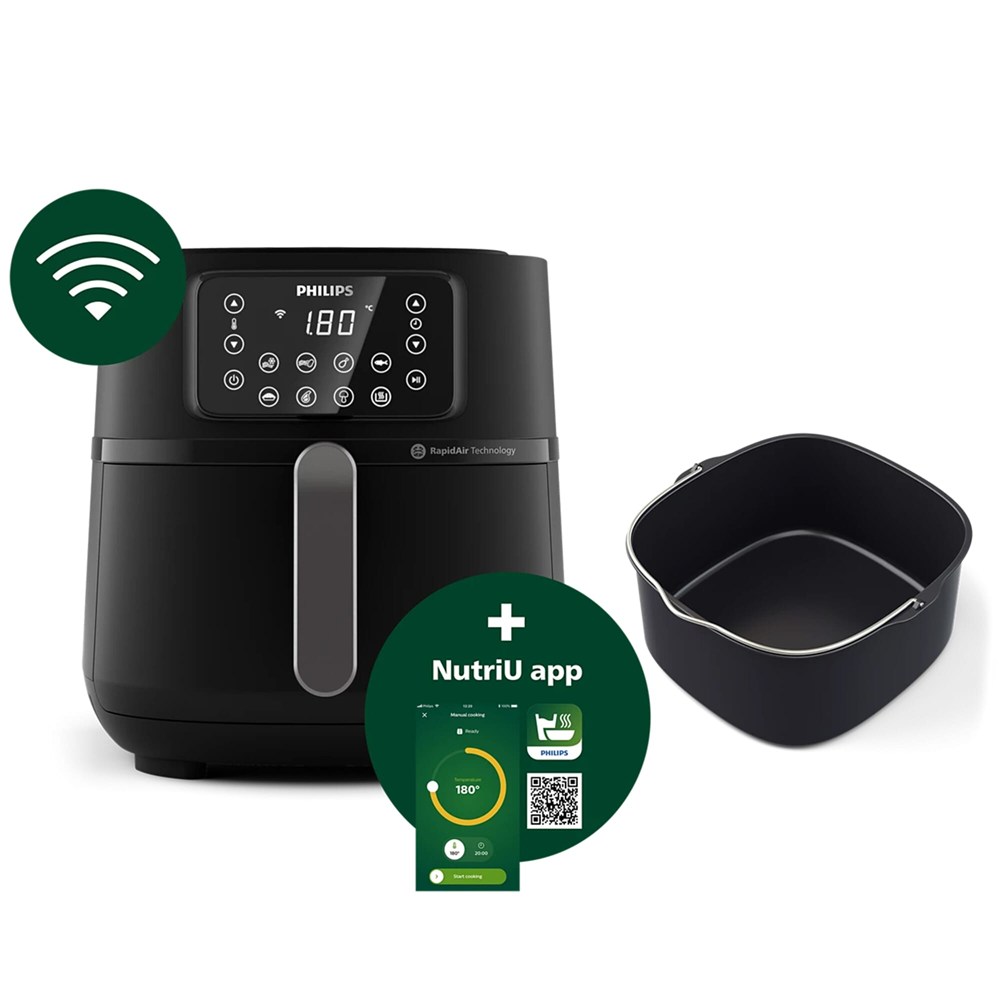 HD9285|Philips Airfryer XXL Connected + Bakvorm